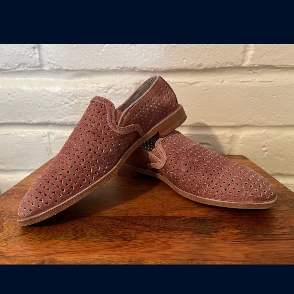 Trask all leather vintage pink